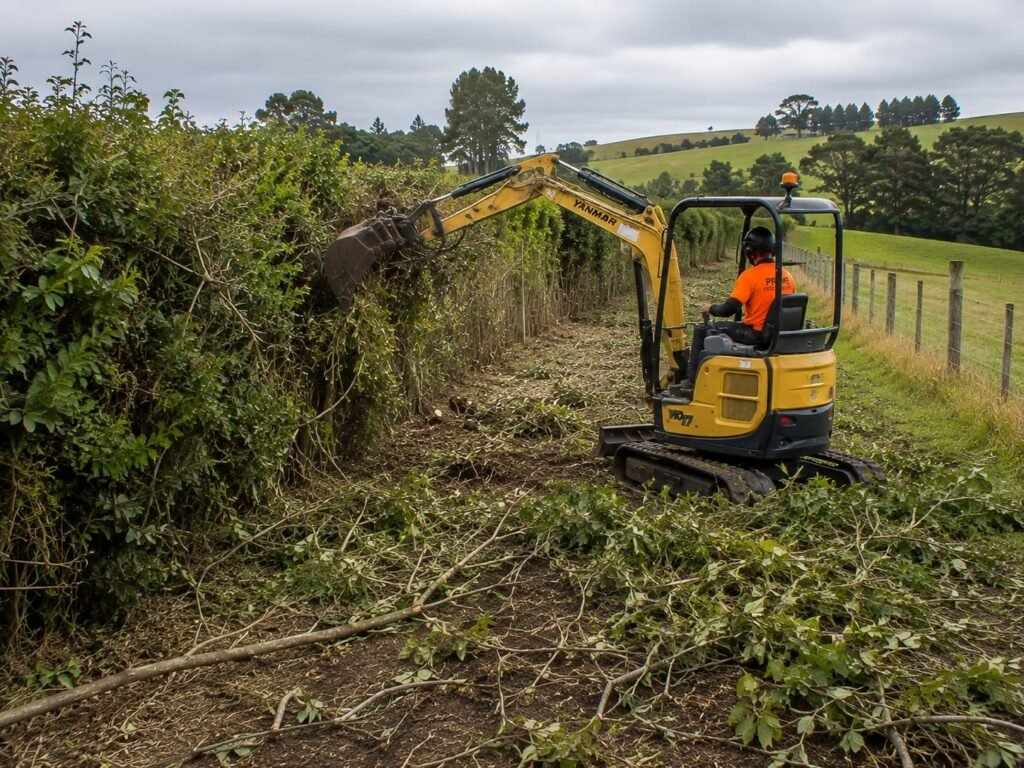Hedge removal carried out by qualified arborists in Tauranga